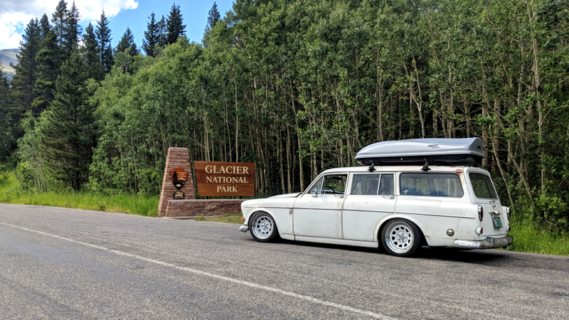 Illustration for article titled The Best Thing to Do With Your Freshly Engine Swapped 1966 Volvo Is Drive Across the Country